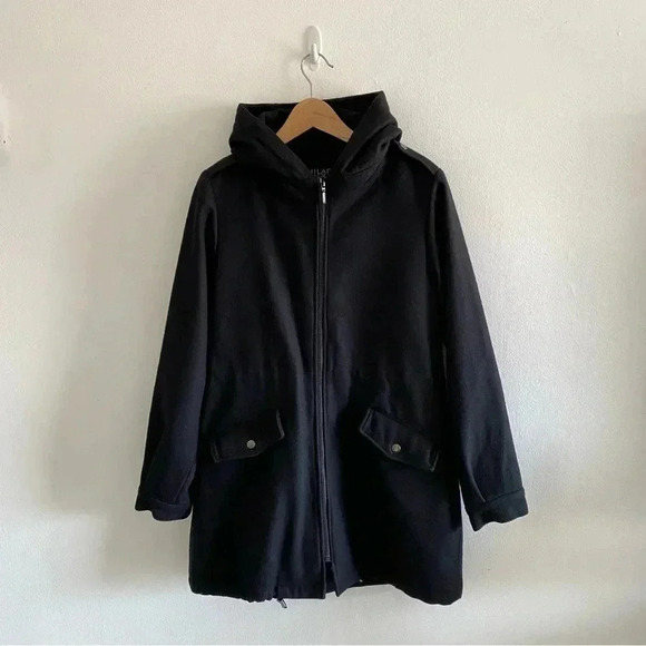 HILARY RADLEY Wool blend parka Sz Small - Picture 1 of 7